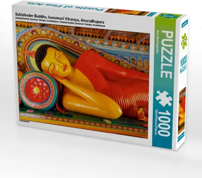 Produktbild von Calvendo Schlafender Buddha, Isurumuni Viharaya, Anuradhapura 1000 Teile Puzzle quer 640x480mm, Benninghofen Jens; 7450800