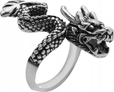 Immagine prodotto di Anello Anello SYGNET Drago regolabile Vintage MASCHIO METALLO ARGENTO
