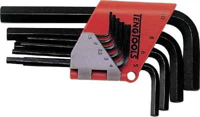 Immagine prodotto di Set di 9 chiavi esagonali 1.5-10.0 Tengtools