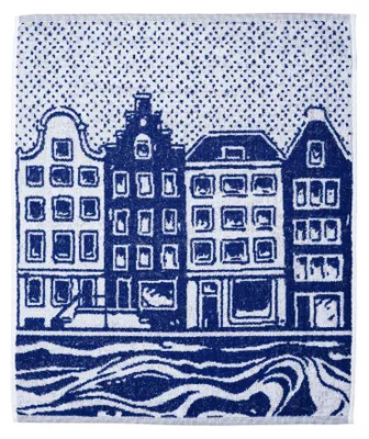Heinen Delfts Blauw – Küchentuch Huisjes – Bild 1