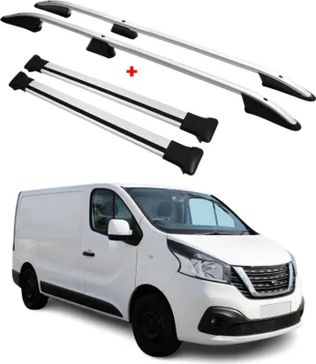 Image de Kit Barres de toit pour Nissan NV300 2016-2025 Alu Gris L1 Empattement Court 4x