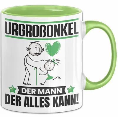 Produktbild von Urgroßonkel Tasse Geschenk für Urgroßonkel Der Mann Der Alles Kann Geschenkidee zum Geburtstag (Grün)