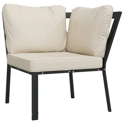 Zdjęcie produktu dla VidaXL 362724, Piaskowy, Czarny, Stal, 110 kg, Dorośli i dzieci, 760 mm, 760 mm