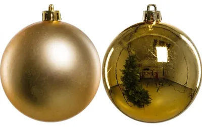 Produktbild von Trendline Weihnachtskugeln bruchfest, langlebig Ø 8 cm gold 6 Stück