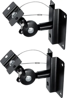 Produktbild von 2 x Wandhalter für Lautsprecher Boxen Halter Wandhalterungen Halterung Regalboxen