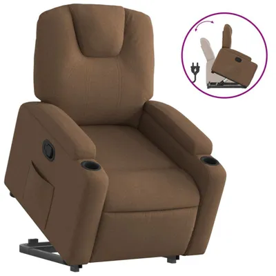 Zdjęcie produktu dla VidaXL 3204372, Tkanina, Brązowy, Pianka, 110 kg, 740 mm, 880 mm