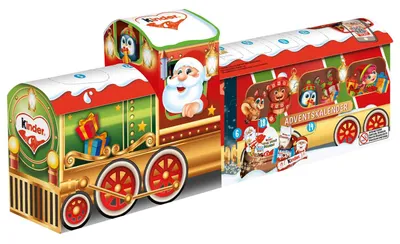 Produktbild von kinder Mix 3D-Zug Adventskalender