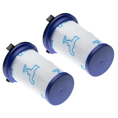 Produktbild von vhbw 2x Staubsaugerfilter kompatibel mit Rowenta Air Force 360 RH9089WO Staubsauger - Schaumstofffilter Weiß Lila
