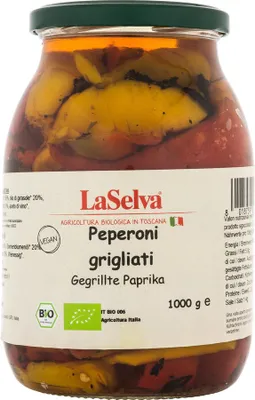 Produktbild von LaSelva Gegrillte Paprika in Öl - 1kg