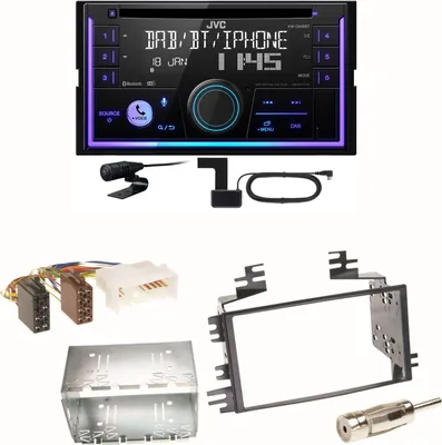 Produktbild von JVC KW-DB95BT Bluetooth Digitalradio Einbauset für Kia Sportage JE Rio JB