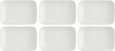 Immagine prodotto di La Porcellana Bianca set di 6 ciotole rettangolari 11x8 cm P004701177Z