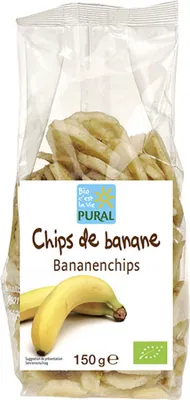 Produktbild von Pural Bananenchips 150g