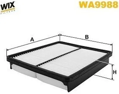 Produktbild von Luftfilter WIX FILTERS WA9988 für KIA OPTIMA Filtereinsatz