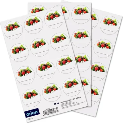 Image de Étiquettes autocollantes pour pots 36 pcs.