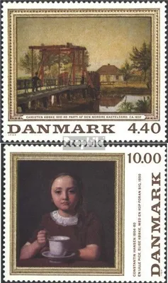 Produktbild von Briefmarken Dänemark 1989 Mi 961-962 (kompl.Ausg.) postfrisch Gemälde III