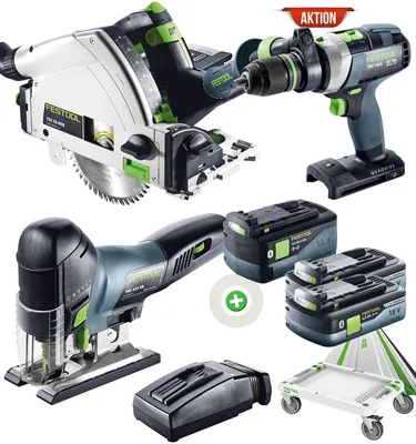 Produktbild von Festool Akku-Combo-Set TPC 18/PSC 420/TSC 55 | 100130