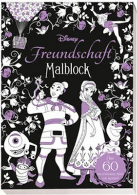 Produktbild von Disney Freundschaft: Malblock: über 60 herzerwärmende Motive zum Ausmalen!