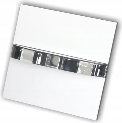 Produktbild von Wandleuchte - Treppenlicht - 230V - IP20 - Acrylglas - Energieeffizient - Weiß - LED-Glühbirne G4 Neutralweiß 4000K im Set