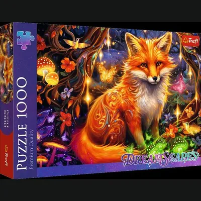 Zdjęcie produktu dla Trefl 1000 el. DreamScapes: Baśniowy lis, 1000 szt., Artystyczny