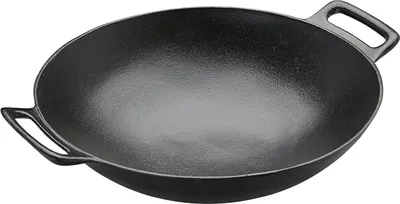 Produktbild von Famanu Wokpfanne aus emailliertem Gusseisen - für Induktion und Grill
