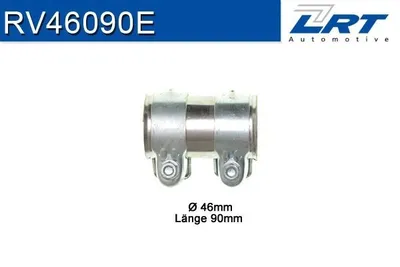 Produktbild von LRT Auspuff-Rohrverbinder Rohrverbinder Abgasanlage RV46090E für VW Golf IV Schrägheck (1J1) 46mm 90mm Edelstahl