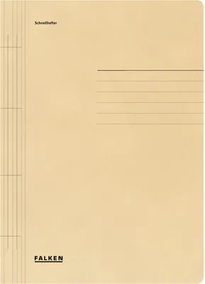Obrázok produktu pre Falken 80000458 Schnellhefter - A4, 250 Blatt, Manilakarton (RC), chamois