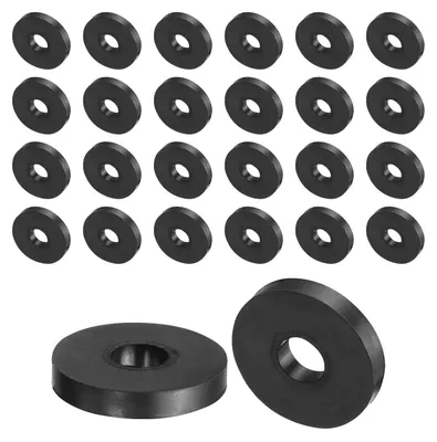 Produktbild von 36 Gummiringe, 30 mm Außendurchmesser, 10 mm Innendurchmesser, 5 mm Dicke, schwarz