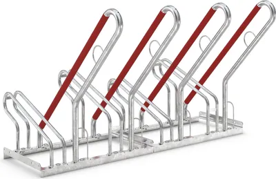 Produktbild von Fahrradständer mit Anlehnbügel 2504 | 4 Räder einseitig | RA 350mm