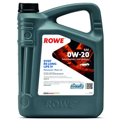 Produktbild von ROWE HIGHTEC SYNTH RS LONGLIFE IV SAE 0W-20, 5 Liter