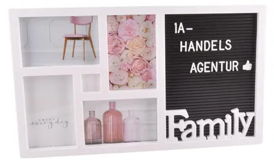 Image de Multishotrahmen Cadre photo Collage Family Deko blanc Galerie