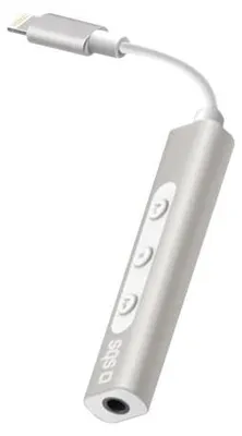 Zdjęcie produktu dla SBS TEADAPTIPJACK35W, 3.5mm, Męska, Lightning, Męska, 1 m, Biały