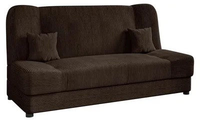 Produktbild von MIRJAN24 Schlafsofa Jonas Cord, Schlaffunktion und Bettkasten, Stilvoll Polstersofa (Farbe: Poso 06)