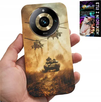 Zdjęcie produktu dla Etui Do Realme 11 Pro+ 5G - Helikopter Wojskowy Czołg Militaria Case