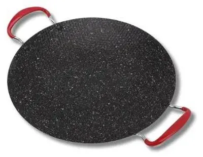 Image de Poêle BBQ Kavurma Tava 38 cm forme bombée en acier
