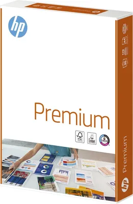 Immagine prodotto di Carta multifunzione originale hp "Premium", DIN A4, 90 g/m² bianco, bianca, stampabile su entrambi i lati, certificata - 1 pezzo (CHP852)