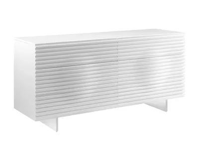 Produktbild von OXM Kommoden Hudson Hochglanz-weiß 160 x 75 x 49 cm