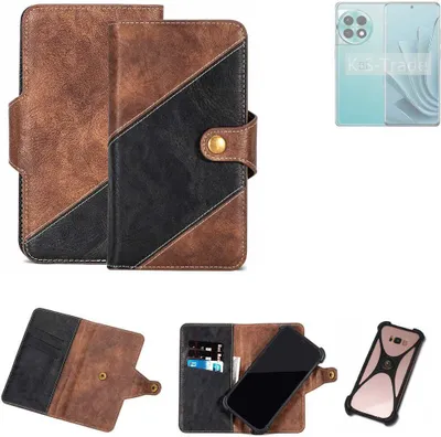Produktbild von K-S-Trade Handyhülle Schutzhülle Bookstyle Case kompatibel mit OnePlus Ace 2 Pro Klapphülle Cover Hülle Schutztasche 1x
