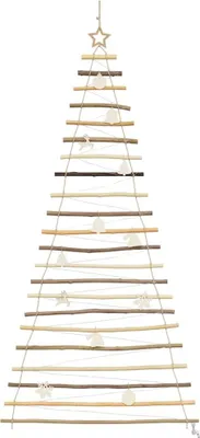 Zdjęcie produktu dla vidaXL Choinka 130 LED naturalna 210 cm z litego drewna jesionowego
