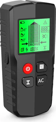 Produktbild von LCD-Hintergrundbeleuchtungsdisplay Digitaler Wanddetektor Metallsensor Holzbolzensucher AC-Kabelscanner Fuenf Scanmodi umschaltbar