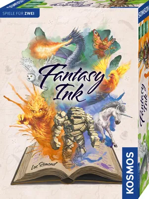 Immagine prodotto di KOSMOS Fantasy Ink, Taktikspiel, Kartenspiel, Gesellschaftsspiel, für 2 Spieler, ab 10 Jahren, 685799