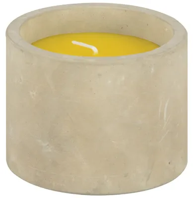 Produktbild von Duftkerze Citronella - in Betonhalter - 10 Brennstunden - Zitrusfruchte