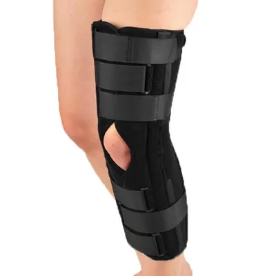 Produktbild von Knieschiene Wewa Med schwarz>>>>60 cm / 20°