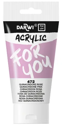 Immagine prodotto di Darwi DFY Vernice acrilica Quinacridone Rosa 75 ml 1 pz