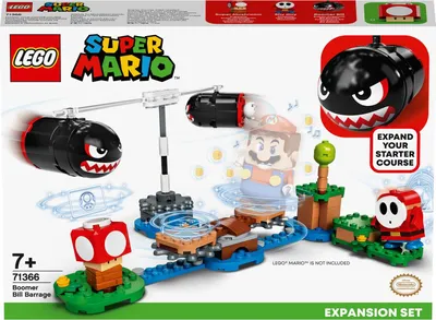 Zdjęcie produktu dla LEGO Super Mario Boomer Bill Barrage Expansion Set, Zestaw do budowania, 7 lat(a), 132 szt., 230 g