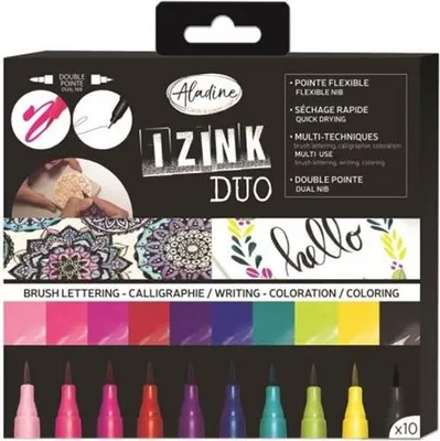 Produktbild von Aquarellstifte IZINK Duo für Schriftzüge 10 Stück