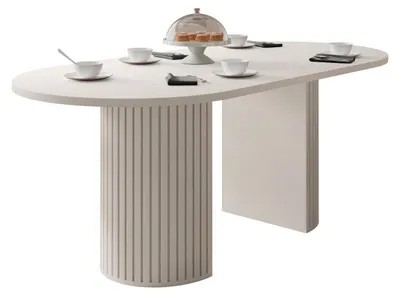Produktbild von MIRJAN24 Tisch Wotkon, Esszimmer Tisch (Farbe: Sandbeige)