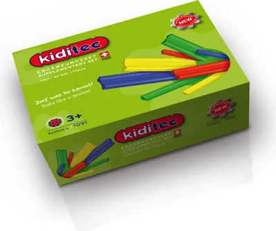 Produktbild von Kiditec Clips - Set bunt 40tlg.
