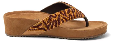 Produktbild von Lazamani Liv Damen Leder-Zehentrenner Brown Größe 39