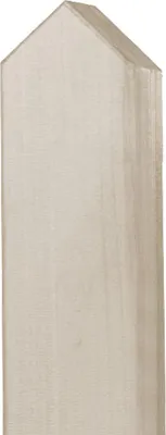 Produktbild von Zaunpfosten vierkant Fichte Spitzkopf für Holzzaun Windhuk 2 Höhen-190 cm-weiß 2