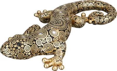 Image de GILDE Figur, Gecko, "Tarentola", Kunstharz, goldfarben, , L. 29 cm, B. 16 cm, H. 5 cm 37687